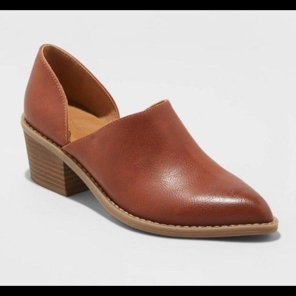 Universal Thread • Rylie Open Booties in Cognac